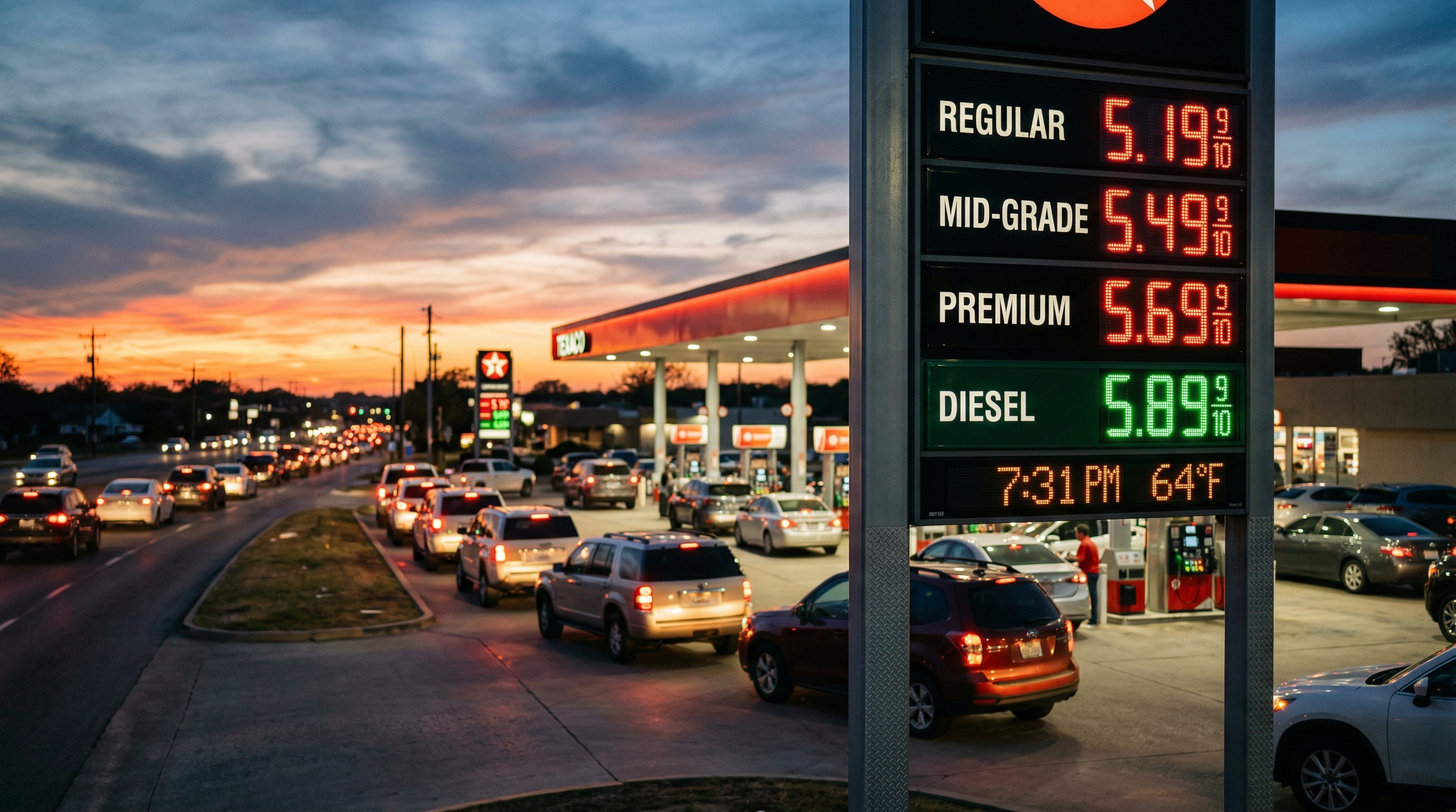 Gas hits $4.02 a gallon as oil tops $117 a barrel — and California ...